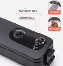 Máquina De Selar A Vácuo Alimentos Residencial Saco Plástico