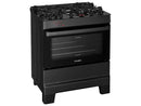Esmaltec 5-Ball Stove Black Esmaltec Glass Table Ideal Top Glass - Bivolt